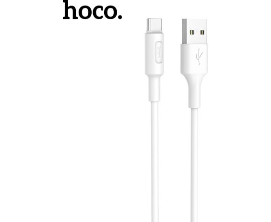 USB cable Hoco X25 Type-C 1.0m white Data USB kabeļi