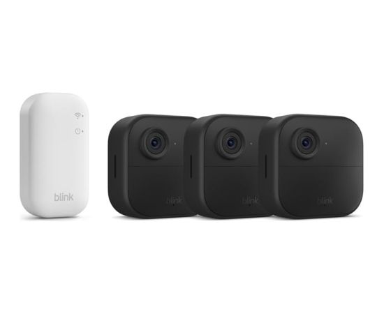 Amazon security camera Blink Outdoor 4 (3 Camera), black Viedie Sensori