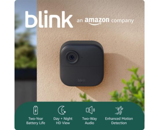 Amazon security camera Blink Outdoor 4 (3 Camera), black Viedie Sensori