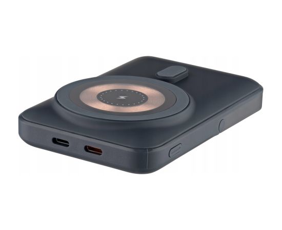Qualo QMPB5-LD-01 MagSafe Power Banks Bezvadu Arējas Uzlādes Baterija 10000mAh / LED / 20 W / USB-C  / Lightning Power Banks