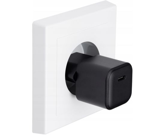 Qualo QLSN-C-20-01 Nano PD Сетевой зарядный адаптер USB-C / 20W Зарядные устройства