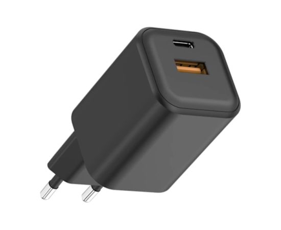 Qualo QLSN-CA-65-01 Nano PD Tīkla lādētāja adapteris USB-C / USB-A / 65W Telefonu lādētāji 220v