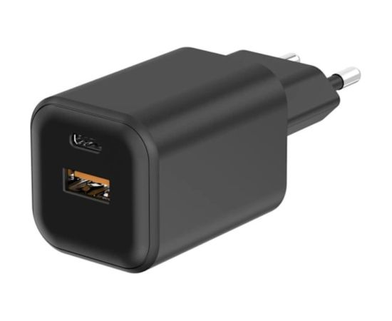 Qualo QLSN-CA-65-01 Nano PD Tīkla lādētāja adapteris USB-C / USB-A / 65W Telefonu lādētāji 220v