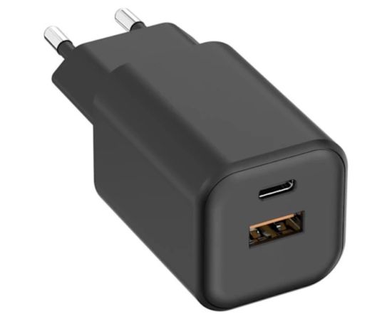 Qualo QLSN-CA-65-01 Nano PD Tīkla lādētāja adapteris USB-C / USB-A / 65W Telefonu lādētāji 220v