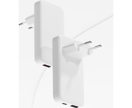 Qualo QLS-GN-US-AC-45-00 GaN Ultra Slim Tīkla Lādētājs USB-C / 45W Telefonu lādētāji 220v