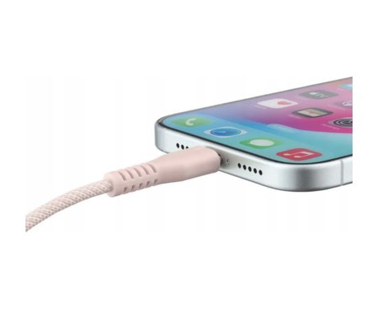 Qualo QKN-CL-16 Kabelis USB-C - Lightning 12W / 1.5m / rozā Data USB kabeļi
