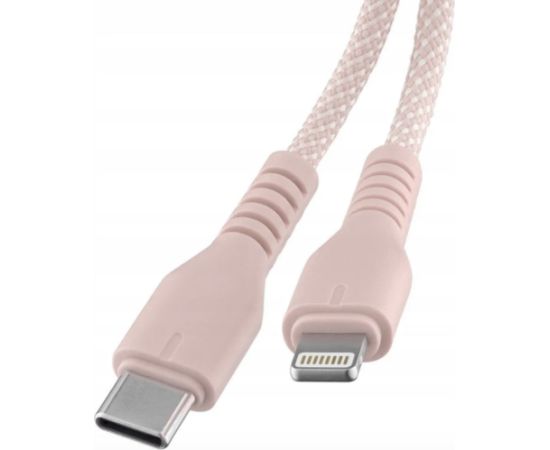 Qualo QKN-CL-16 Kabelis USB-C - Lightning 12W / 1.5m / rozā Data USB kabeļi