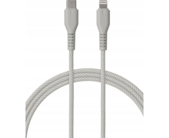 Qualo QKN-CL-18 Kабель USB-C - Lightning 12W / 1.5m / серый Дата USB-кабели