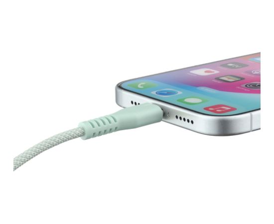 Qualo QKN-CL-21 Kабель USB-C - Lightning 12W / 1.5m / ментол Дата USB-кабели