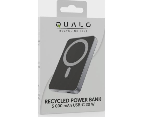 Qualo QRPB‑20‑07 MagSafe Беспроводной Повер Банк 5000 mAh / 20W / USB-C Power-банки