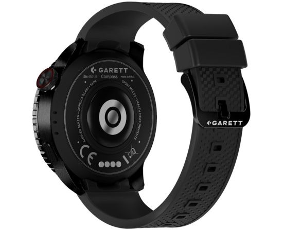 Garett išmanusis laikrodis su lietuvišku meniu Compass GPS Black Rokas pulksteņi 