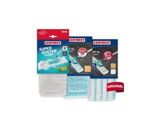 Leifheit Комплект сменных салфеток, 3 шт. Profi XL micro duo / Superduster / супермягкая, 42 см Уборка помещений