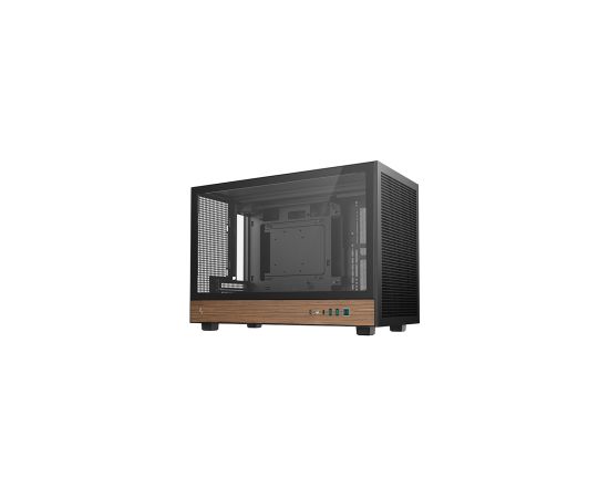 Deepcool Case CH260 Wood Black Micro Tower Datoru korpusi