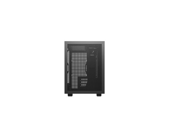 Deepcool Case CH260 Wood Black Micro Tower Datoru korpusi
