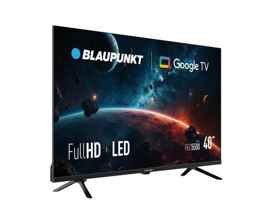Blaupunkt LED TV 40FGC5501S 1920 x 1080 Smart TV Google TV Black Телевизоры