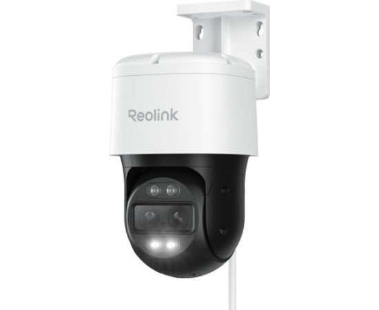 Reolink 4K Dual-Lens PoE Camera with Auto Tracking TrackMix PoE PTZ 8 MP 2.8mm/F1.6 IP65 H.264, H.265 Micro SD, Max. 512 GB Video novērošanas kameras