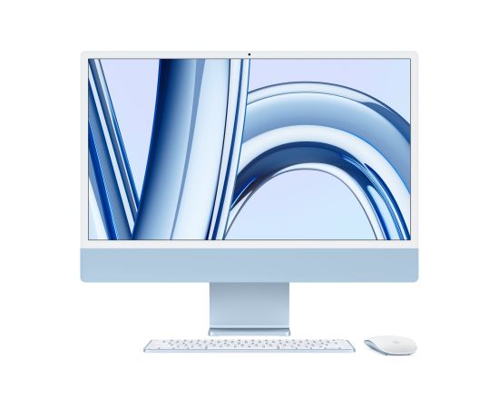 Apple iMac M4 24" 4.5K Retina 10C CPU 10C GPU 16GB 512GB SSD EN Blue Personālie datori