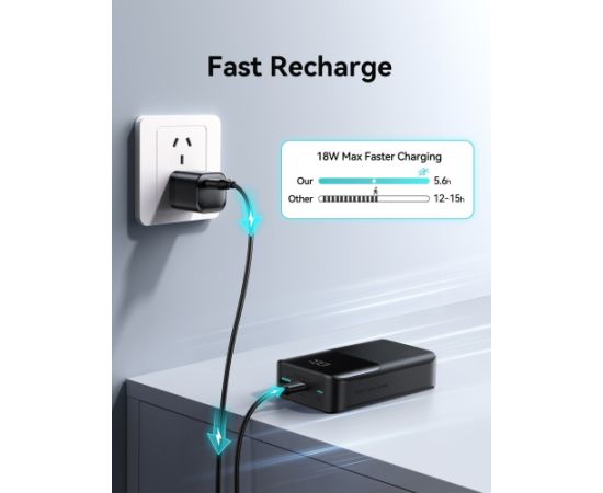 External battery Power Bank Joyroom JR-QP192 Mini 22.5W 20000mAh black Power Banks