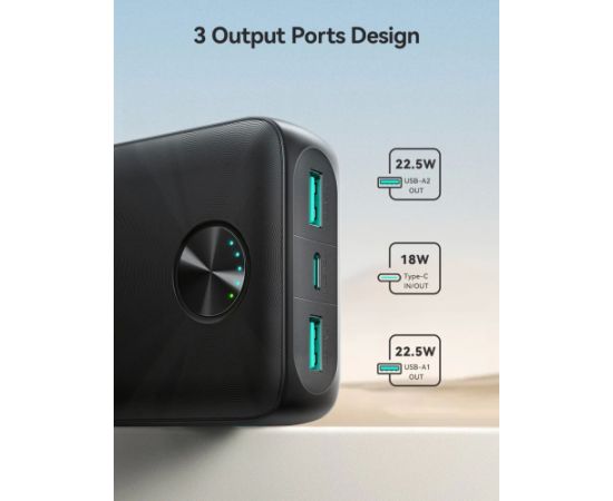 External battery Power Bank Joyroom JR-PBF16 22.5W 20000mAh black Power Banks