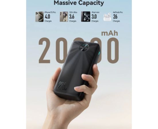 External battery Power Bank Joyroom JR-PBF16 22.5W 20000mAh black Power Banks
