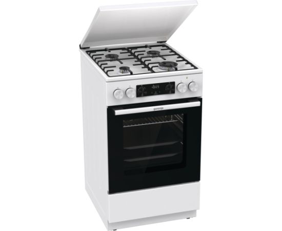 GORENJE GK5C64WH plīts ar gāzes virsmu 50cm Gāzes Plītis