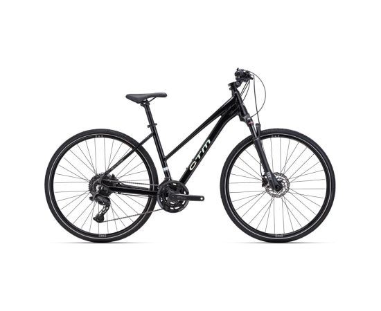 Sieviešu velosipēds  CTM Bora 2.0 28" 18" matēti melna Tūrisma velosipēdi