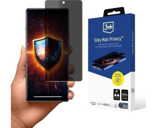 3MK Silky Matt Privacy for Motorola Razr 60 Ultra Ekrānu aizsardzība