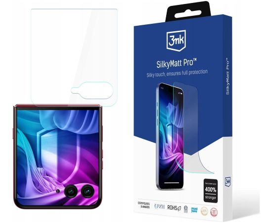 3MK Silky Matt Pro Matte Screen Protector for Motorola Razr 60 Ultra Ekrānu aizsardzība