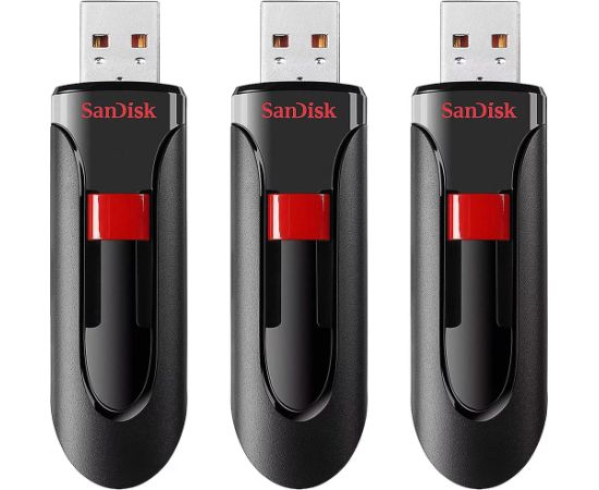 Pendrive SanDisk Cruzer Glide - USB-Flash 32 GB - USB 2.0 SET 3 USB Flash atmiņas