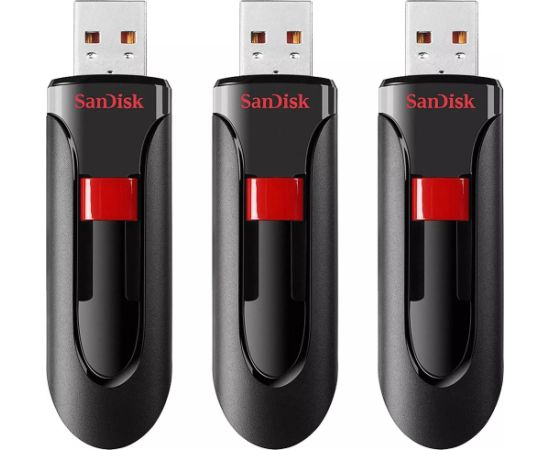 Pendrive SanDisk Cruzer Glide - USB-Flash 32 GB - USB 2.0 SET 3 USB Flash atmiņas