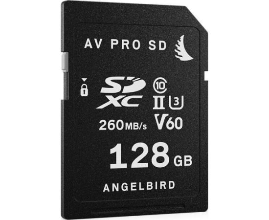 Angelbird AV PRO SD MK2 V60 SDXC 128 GB Class 10 UHS-II/U3 V60 (AVP128SDMK2V60) Atmiņas kartes micro SD SDHC