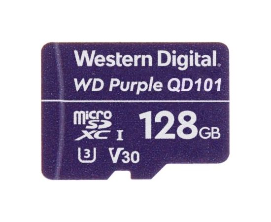 WD Purple MicroSDXC 128 GB Class 10 UHS-I/U3 V30 (WDD128G1P0A) Карты памяти