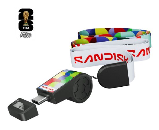 Pendrive SanDisk FIFA World Cup 2026 (Global Ediiton) USB-Flash-- 128 GB - USB-C 3.2 Gen 1 USB Flash atmiņas