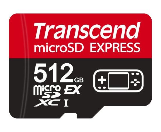 microSD Card 512GB Transcend SD-Express PCIe USD710S Atmiņas kartes micro SD SDHC