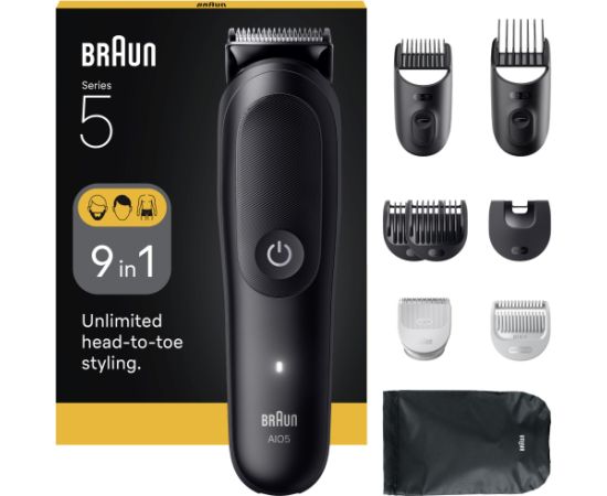 Trymer Braun Series 5 AIO5540 Epilatori, bikini trimmeri, sieviešu skuvekļi