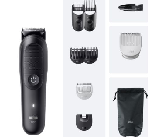 Trymer Braun Series 5 AIO5540 Epilatori, bikini trimmeri, sieviešu skuvekļi