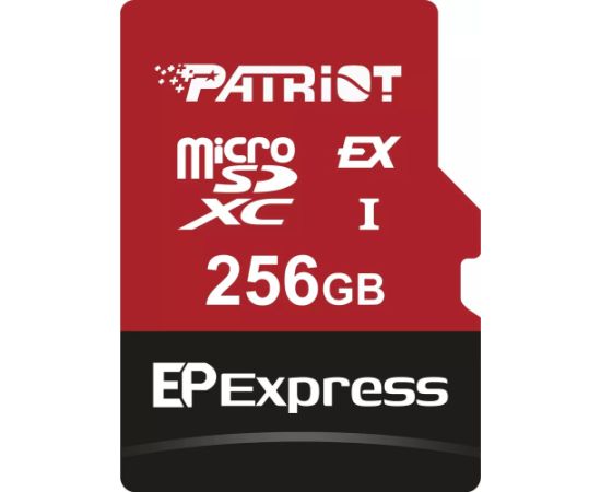 Patriot EP Express MicroSDXC 256 GB Class 10 UHS-I/U3 V30 (PEF256GEPEXMCX) Карты памяти