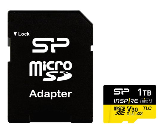 Silicon Power SP001TBSTXLA2V1NSP 1 TB MicroSDXC 3D TLC NAND 10 Карты памяти
