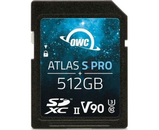 OWC Atlas S Pro SDXC 512 GB UHS-II/U3 V90 (OWCSDV90P0512) Atmiņas kartes micro SD SDHC