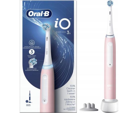 Szczoteczka Oral-B iO Series 3s Różowa Elektriskās zobu birstes, irigatori