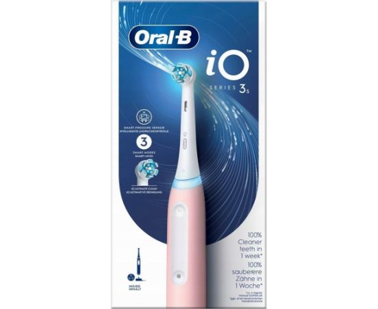 Szczoteczka Oral-B iO Series 3s Różowa Elektriskās zobu birstes, irigatori