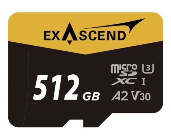 ExAscend Catalyst MicroSDXC 512 GB UHS-I/U3 A2 V30 (EX512GUSDU1-AD) Карты памяти