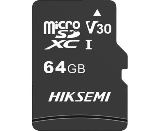 HIKSEMI Neo SDXC 64 GB Class 10 V30 (HS-TF-C1/64G/NEO/AD) Atmiņas kartes micro SD SDHC