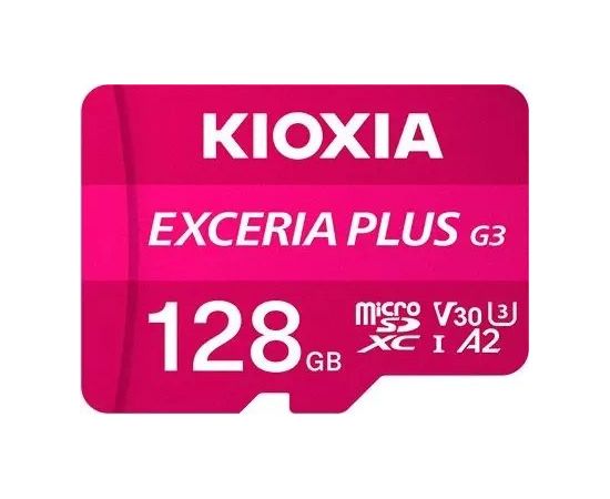 Kioxia EXCERIA PLUS G3 128 GB MicroSDXC UHS-I 10 V30 Карты памяти