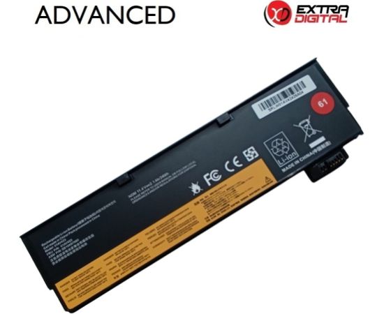 Extradigital Notebook battery LENOVO 01AV423, 2100mAh, Extra Digital Advanced Baterijas portatīvajiem datoriem