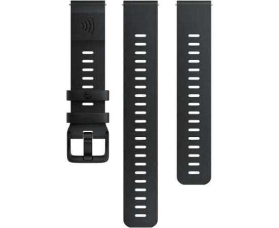 POLAR WRISTBAND 20MM PAYMENT BLACK S-L Smart pūlksteņu aksesuāri