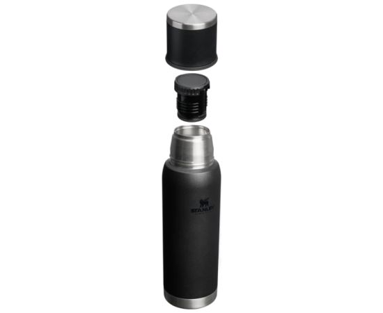 Stanley Термос The Adventure To-Go Bottle 1 л, черный, 2.0 Термо кружки