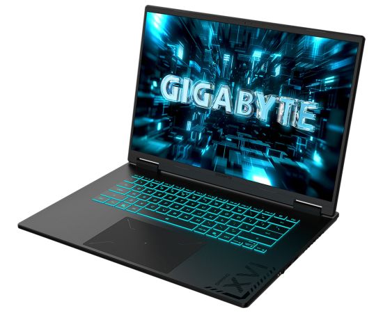 GigaByte GAMING A16 PRO DYHG5DECC4SH (black, Intel® Core? 7 240H, NVIDIA GeForce RTX 5080, 32 GB LPDDR5X, 1 TB (1 TB SSD), Windows 11 Home) - German - DE Layout Portatīvie datori
