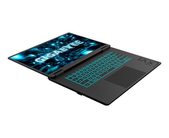 GigaByte GAMING A16 PRO DYHG5DECC4SH (black, Intel® Core? 7 240H, NVIDIA GeForce RTX 5080, 32 GB LPDDR5X, 1 TB (1 TB SSD), Windows 11 Home) - German - DE Layout Portatīvie datori