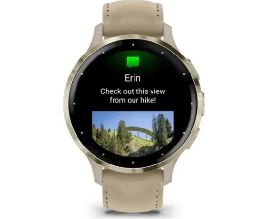 Garmin 010-02785-55 smartwatch / sport watch 3.05 cm (1.2") AMOLED 41 mm Digital 390 x 390 pixels Touchscreen Gold Wi-Fi GPS (satellite) Smart-Watch Pulksteņi